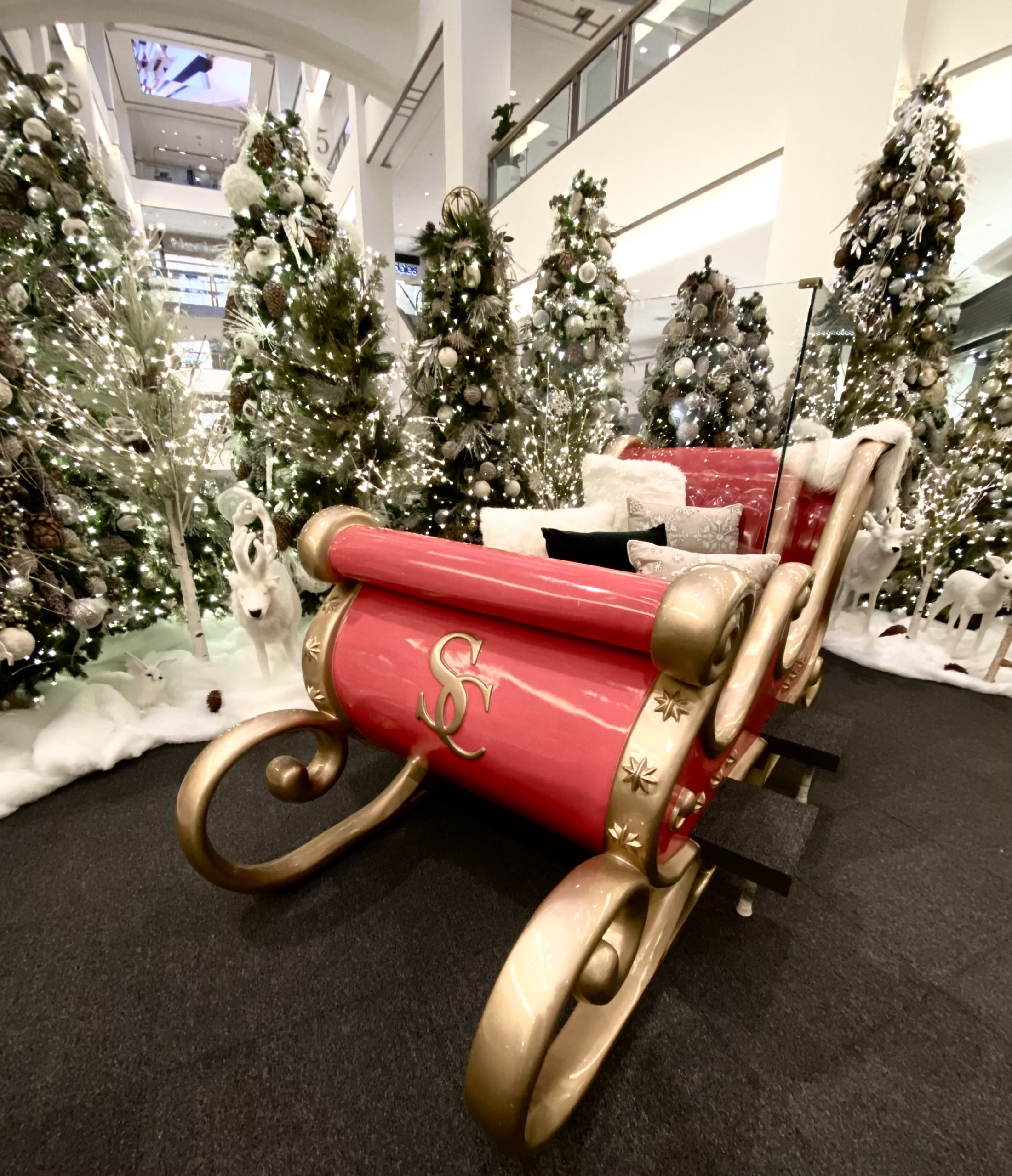 Santa Sleigh at 900 North Michigan