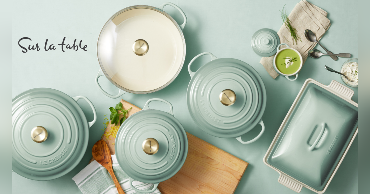 New & Exclusive to Sur La Table: Le Creuset Sage - 900 North