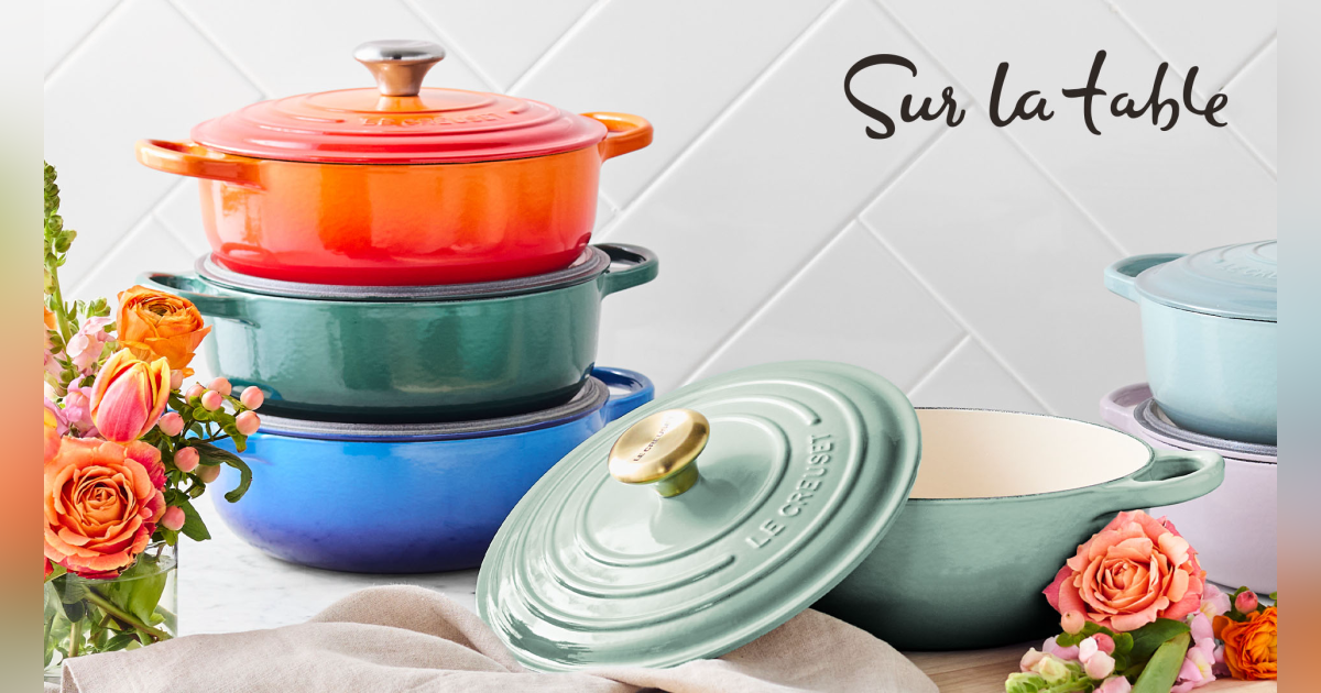 New at Sur La Table: The 3.5-qt. Le Creuset Sauteuse - 900 North