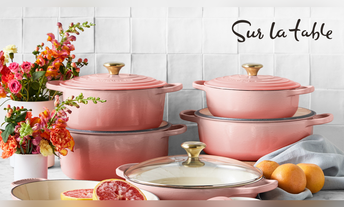 New at Sur La Table: Le Creuset Pêche - 900 North Michigan Shops